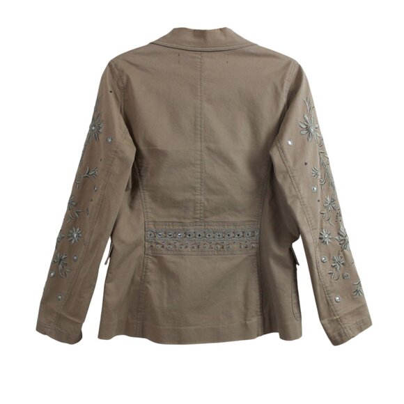 Votre Nom Jeans Beaded Embroidered Blazer Jacket - Picture 3 of 16